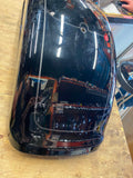 Vivid Black Silver Pin Rear Fender Harley FATBOY 11.5" Wide FLFB Nice!