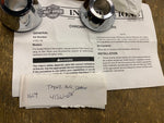 Front Chrome Tapered Axle Wheel Spacers Harley Dyna Wide Glide Fat Bob 2008^ OEM