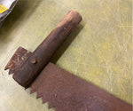 VTG antique Warrant Superior two man Crosscut Logging Saw Log Cabin Decoration