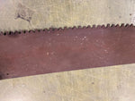 VTG antique Warrant Superior two man Crosscut Logging Saw Log Cabin Decoration