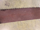 VTG antique Warrant Superior two man Crosscut Logging Saw Log Cabin Decoration