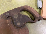 VTG antique Warrant Superior two man Crosscut Logging Saw Log Cabin Decoration