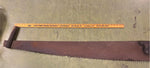 VTG antique Warrant Superior two man Crosscut Logging Saw Log Cabin Decoration