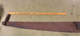 VTG antique Warrant Superior two man Crosscut Logging Saw Log Cabin Decoration