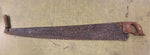 VTG antique Warranted Superior two man Crosscut Logging Saw Log Cabin Deco 47"