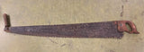 VTG antique Warranted Superior two man Crosscut Logging Saw Log Cabin Deco 47"