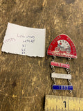 Vtg Las Vegas Retreads Poker run pin Shovelhead 1981-1983 Biker Motorcycle Harle