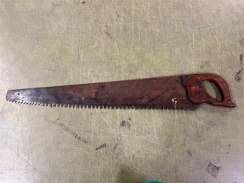 VTG antique H. Disston & Sons Phily PA one man Logging Saw 37" Rare