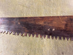 VTG antique H. Disston & Sons Phily PA one man Logging Saw 37" Rare