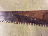 VTG antique H. Disston & Sons Phily PA one man Logging Saw 37" Rare