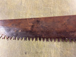 VTG antique H. Disston & Sons Phily PA one man Logging Saw 37" Rare