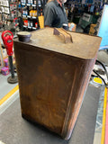 Vtg 5 Gallon Atlantic Motor Oil Can 1930's Solder Logo Sign Service station Gara