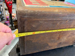 Vtg 5 Gallon Atlantic Motor Oil Can 1930's Solder Logo Sign Service station Gara