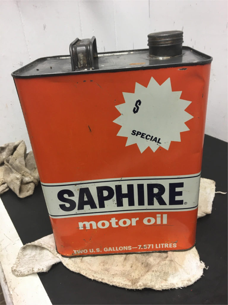 U-S Motor Oil Can • Antique Advertising