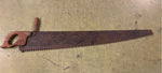 VTG antique Warranted Superior 2 man crosscut logging saw 47 inches