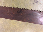 VTG antique Warranted Superior 2 man crosscut logging saw 47 inches