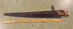 VTG antique Warranted Superior 2 man crosscut logging saw 47 inches