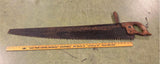 VTG antique Warranted Superior 2 man crosscut logging saw 47 inches