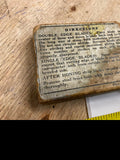 Vtg Shaving Hone Stone Box Straight Razor Goodrich Antique Berg & Nathan
