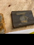 Vtg Shaving Hone Stone Box Straight Razor Goodrich Antique Berg & Nathan