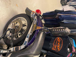 Sissybar Harley Backrest Studs Skull Heritage Softail Fatboy FXST FLH Shovelhead