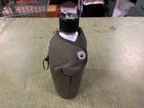 VTG US Military Aluminum Canteen Olive Green Pouch Made in Japan