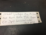 vintage The Big K Line Kex Kwik Kure Tire Repair Kit 3 Ply Laminated Rubber #51
