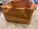 Vtg NOS al luccioni iron city Beer Tin Sign 9x9 New Kensington Pgh Pa 1970's New