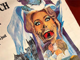 VTG original 1971 Night of the Dark Shadows Giant 59X40 Movie Poster