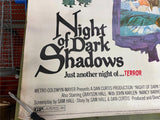 VTG original 1971 Night of the Dark Shadows Giant 59X40 Movie Poster