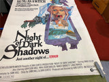 VTG original 1971 Night of the Dark Shadows Giant 59X40 Movie Poster