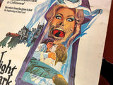 VTG original 1971 Night of the Dark Shadows Giant 59X40 Movie Poster