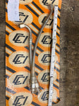 Braided Steel SS Oil Tank Line Set Harley Shovelhead Chopper FX FLH Harley Lines