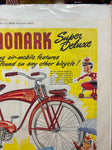 Vtg Bicycle Literature Advertising Monarch Super Deluxe Cruiser Bicycle 1950's