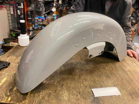 Front Fender Harley Sand Dune Pearl CVO Street Road Glide 2020 21" Factory Chip