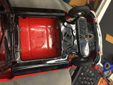 MINT 1960's Vintage Ford Thunderbird Red Tin Toy Car TN Battery Operated w Box!