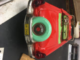 MINT 1960's Vintage Ford Thunderbird Red Tin Toy Car TN Battery Operated w Box!