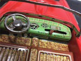 MINT 1960's Vintage Ford Thunderbird Red Tin Toy Car TN Battery Operated w Box!