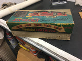 MINT 1960's Vintage Ford Thunderbird Red Tin Toy Car TN Battery Operated w Box!