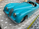 Doepke Toys Xk120 Jaguar Orig Unrestored Rossmoyne OH 1950's Vtg 17" Metal Steer