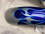 Front Fender Harley FXDWG-3 Wide Glide Cvo Screamin Eagle Blue flames 2003