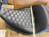 Custom Bagger FLH Road Street Glide Seat White Stitch FLHX FLTR Ultra 2008-2023