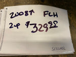 Custom Bagger FLH Road Street Glide Seat White Stitch FLHX FLTR Ultra 2008-2023
