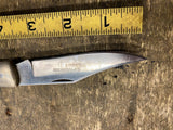 Vtg Crossman Blades 954A Lock Back Pocket Knife 3 1/2" Folding Blade SS USA