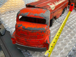 Vtg Smith-Miller Mobil Oil Mobilgas Pressed Steel Tanker Tractor Trailer Truck!