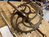 Vtg Skip tooth Crank Sprocket Bicycle 1930's Assy Cruiser Antique Elgin Concord