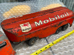 Vtg Smith-Miller Mobil Oil Mobilgas Pressed Steel Tanker Tractor Trailer Truck!