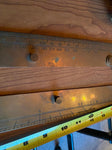T.S.  J.D. Negus Brass Parallel Rule Navigation Instrument Boat Ship Antique VTG