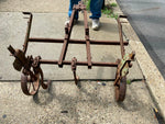 Yard Ornament Tilling Tractor Pull Behind Small Farm tools Antique vintage Lawn!