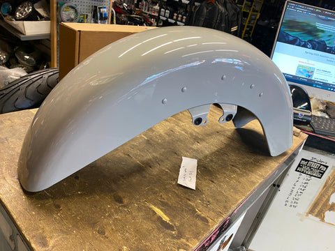 Front Fender Gunship Gray FLHX Road Street Glide OEM Factory Paint Harley Bagger